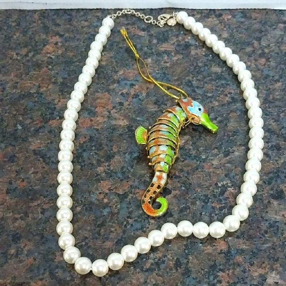 Necklace And Sea Horse Pendent....NEW